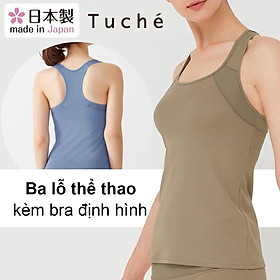 Áo tập ba lỗ thể thao định hình cột sống Tuché Actibalance JN2005H của Nhật