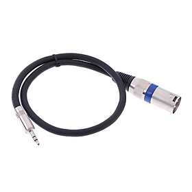 3.5mm(1/8 Inch)TRS Male to XLR Male Interconnect AUX Audio Cable
