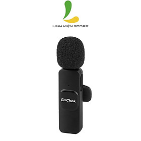 Mua Micro thu âm không dây GoChek A01 -  Microphone ghi âm kẹp ve áo hỗ trợ cổng cắm Type C hệ điều hành Androidd- Hàng chính hãng