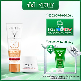 Bộ Kem Chống Nắng Ngăn Ngừa Các Dấu Hiệu Lão Hóa Vichy Capital Soleil Anti-Age