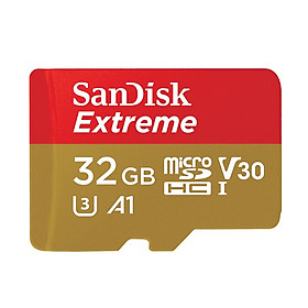Thẻ Nhớ 32GB Micro Extreme Action Camera SDHC A1 V30 100MB/s SanDisk - Hàng Chính Hãng