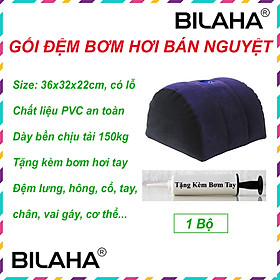 Ghế Gối bơm hơi hình bán nguyệt hỗ trợ lưng cơ thể tiện dụng cho các cặp đôi, cá nhân nhảy nhịp điệu (Tùy Chọn Mẫu)