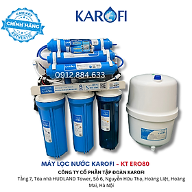 Mua Máy Lọc Nước Karofi KT-ERO80 Để Gầm  Không Tủ - 8 Lõi Lọc - Hàng Chính Hãng