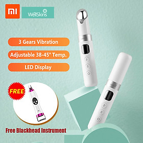 Dụng Cụ Tẩy Mụn Đầu Đen KC03 + Thiết Bị Làm Đẹp Mắt Đa Chức Năng Xiaomi Youpin Wéllskins Eye Massager White
