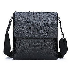 Túi đeo chéo nam DA CÁ SẤU THẬT cao cấp phong cách mới – BEE GEE DCN9409