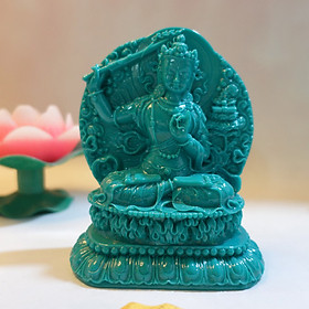 Tượng Phật Văn Thù Bồ Tát  cao 12cm - T0224