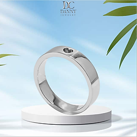 Nhẫn Nam Bạc 925 Danny Jewelry Xi Bạch Kim Cao Cấp JIOG0001