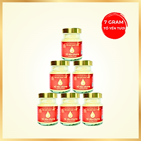 Yến sào chưng Đường Phèn 7 gram Tổ Yến Tươi - Yến Sào Nam Trân, Bồi bổ sức khoẻ. Lọ 70 ml