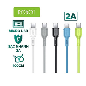 Mua Cáp Sạc Nhanh Micro ROBOT RBM100S Tương Thích Với Các Thiết Bị Android - Hàng Chính Hãng