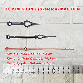 Máy Đồng Hồ Eastar J Kim Trôi Cao Cấp – Bộ Kim Tự Chọn (Bộ Kim Tự Chọn (Kim Bầu, Kim Hoa Văn, Kim Khung) – Tặng Pin Maxell Super Power ACE Red Dung lượng cao, Vỏ Nhôm Chống Chảy Nước