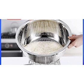 Mua rổ inox  rá vo gạo inox 304% cao cấp