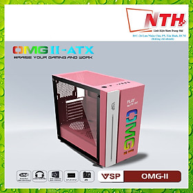 Mua Case Gaming VSP OMG-II Mid Tower Hồng-hàng chính hãng
