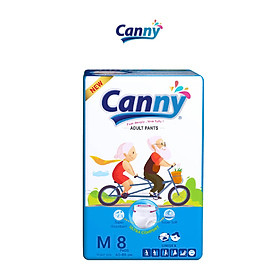 TÃ QUẦN NGƯỜI LỚN SIÊU THẤM CANNY SIZE M 8 MIẾNG