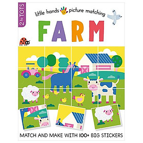 Sách ngoại văn: Little Hands Picture Matching - Farm - Grantham Book Services