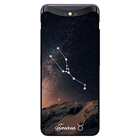Ốp in cho Oppo Find X Cung Hoàng Đạo - Taurus - Hàng chính hãng