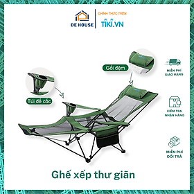 Ghế Gấp Ngủ Trưa Văn Phòng Lưới Võng Ôm Lưng Thoáng Mát Dễ Ngủ - Hàng Chính Hãng