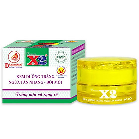 CREAM X2 - KEM DƯỠNG TRẮNG, NGỪA TÀN NHANG - ĐỒI MỒI - 15g