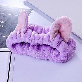 Băng Đô Tai Mèo Vải Nhung Mềm Mịn Kute BD12