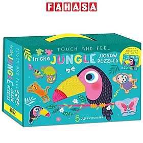 Hình ảnh Touch And Feel Jigsaw Puzzles Boxset - Jungle (5 Jigsaw Puzzles)