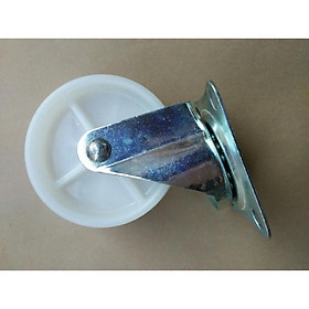 Mua Bộ 4 bánh xe đẩy hàng xoay 360 độ  có khóa chống trượt loại 5cm nhóm màu trắng