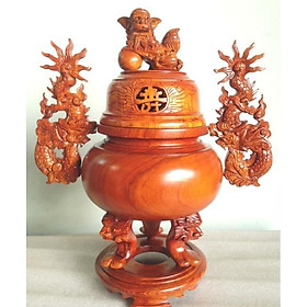Mua lư hương gỗ mít