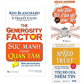 Combo 3 Cuốn Kĩ Năng Sống Hay Nhất: Sức Mạnh Của Sự Quan Tâm + Nghệ Thuật Tinh Tế Của Việc "Đếch" Quan Tâm + Tốc Độ Của Niềm Tin