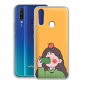 Ốp lưng dẻo cho điện thoại Vivo Y12 - 01222 7899 GIRL01 - in hình chibi dễ thương - Hàng Chính Hãng