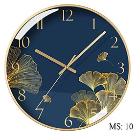 Mua ĐỒNG HỒ TREO TƯỜNG TRANG TRÍ PHỦ PHA LÊ  KT 35 CM(MS 10)