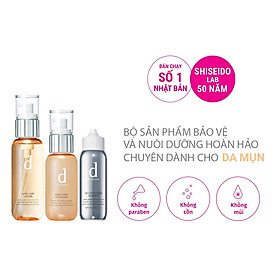 BỘ ĐÔI D PROGRAM CHỐNG NẮNG VÀ CHĂM SÓC CHO DA MỤN (CHỐNG NẮNG BẢO VỆ DA 40ML + NƯỚC CÂN BẰNG CHO DA MỤN 125ML + SỮA DƯỠNG CHO DA MỤN 100ML)