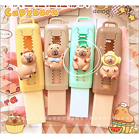 Bút Gôm Cao Su Kéo Đẩy Dễ Dàng  Hình Dễ Thương, Gôm Tẩy Siêu Sạch Kích Thước 2.5*8cm Có Móc Treo Chìa Khóa