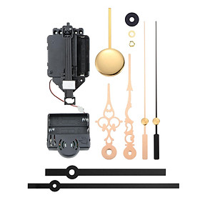 Pendulum Clock Movement Kits Replacement Kits Long Shaft w/ Hands &amp; Pendulum