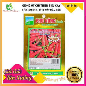 Mua Hạt Giống Ớt Chỉ Thiên Lai F1 Siêu Cay - Phú Nông Seeds - Shop Phân Bón và Hạt Giống