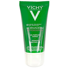 Hình ảnh Sữa rửa mặt giảm dầu, ngăn ngừa mụn Vichy Normaderm Phytosolution (50ml)