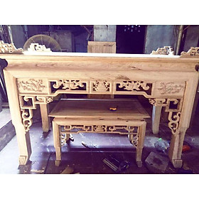 Mua Án gian thờ và cúng cơm gỗ gụ (Hỗ trợ phí vận chuyển khu vực Hà Nội)
