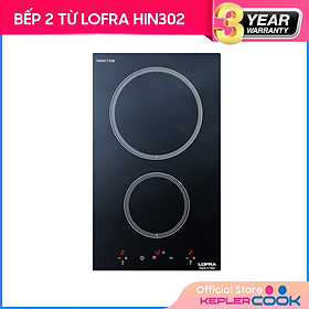 Mua Bếp Âm Từ Đôi Domino Lofra HIN302 (30cm - 3600W) - Hàng Chính Hãng