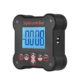 Digital Inclinometer 4*90° Electronic Level and Angle Gauge Magnetic Angle Finder LCD Backlight Digital Protractor Measuring Tool for Woodwork Building Automobile