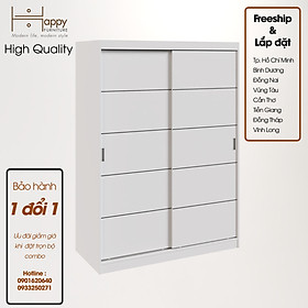 [Happy Home Furniture] RUNI, Tủ treo quần áo -  1m5 x 2m,  150cm x 60cm x 203cm ( DxRxC), TCL_004