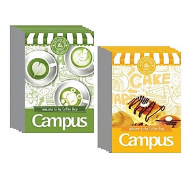 Lốc vở kẻ ngang có chấm B5 Coffee Shop Campus BCOF80 / BCOF120 / BCOF200