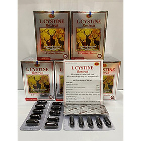 Combo 2 Hộp Viên uống L-Cystine  Biotin, giúp khỏe tóc, mọc tóc, giảm gãy rụng tóc - Hộp 60 viên