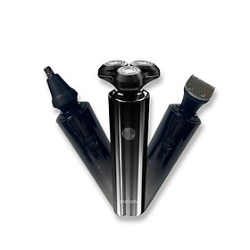 Máy cạo râu đa năng chống nước 3 trong 1 Enchen X8 tiêu chuẩn IPX7 kiêm tông đơ cắt tóc, tỉa lông mũi