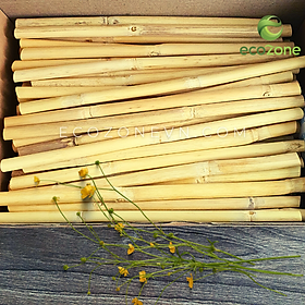 Mua Hộp 100 ống hút cỏ sậy Ecozone dài 20cm size M dùng cho sinh tố  cafe  smothies - tiêu chuẩn xuất khẩu