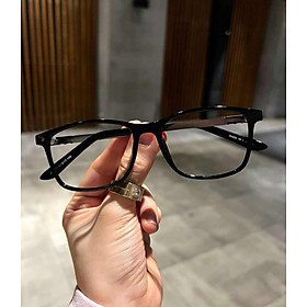 Kính mắt vuông gọng kim loại thanh nhẹ cao cấp cho nam nữ