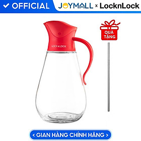 Mua Bình Đựng Dầu Với Nắp Mở Tự Động Lock&Lock CKO101BLK (550ml) - Hàng Chính Hãng  Thân Bình Bằng Thủy Tinh Chịu Nhiệt  Tặng Kèm Ống Hút Inox