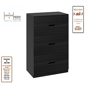 [Happy Home Furniture] DASH , Tủ đựng đồ - 6 ngăn kéo , 76cm x 46cm x 120cm ( DxRxC), THK_054