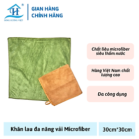 Mua Khăn lau đa năng vải Microfiber : lau bếp  bàn ăn  cửa kính  lau xe hơi .. hàng Việt Nam chất lượng cao - Sông Hương Việt