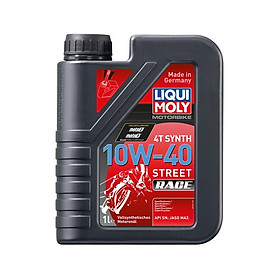 Dầu nhớt tổng hợp dành cho xe côn Liqui Moly Synth Street  Race10W40 