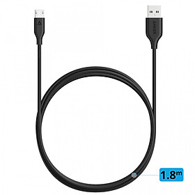 Dây Cáp Sạc Micro USB Anker PowerLine 1.8m - A8133 - Hàng Chính Hãng