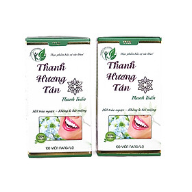 Combo 2 Hộp Thực Phẩm Bảo Vệ Sức Khỏe Thanh Hương Tán Ngăn Ngừa Hôi Miệng Do Trào Ngược Dạ Dày