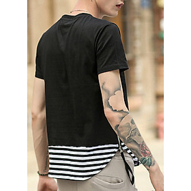 Áo Thun Oversize Nam bầu Lai Zip 2 bên eo Unisex