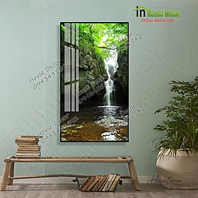 Mua Tranh 3D dán tường  Tranh dán Cửa ra vào  Vách Ngăn Khổ Dọc - Có Sẵn keo - Nhận in theo yêu cầu PTD295 (1)